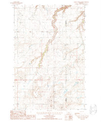 Download a high-resolution, GPS-compatible USGS topo map for Timber Coulee South, MT (1987 edition)