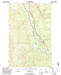 Download a high-resolution, GPS-compatible USGS topo map for Tin Creek, MT (1997 edition)