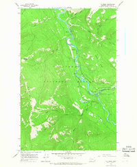 Download a high-resolution, GPS-compatible USGS topo map for Tin Creek, MT (1968 edition)