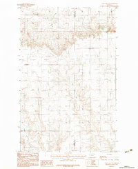 Download a high-resolution, GPS-compatible USGS topo map for Todd Lakes NE, MT (1983 edition)