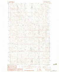 Download a high-resolution, GPS-compatible USGS topo map for Todd Lakes SE, MT (1983 edition)