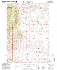 Download a high-resolution, GPS-compatible USGS topo map for Tolman Flat, MT (1999 edition)