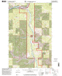 Download a high-resolution, GPS-compatible USGS topo map for Tony Peak, MT (2000 edition)