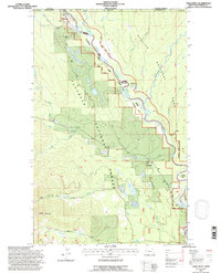Download a high-resolution, GPS-compatible USGS topo map for Trailcreek, MT (1997 edition)