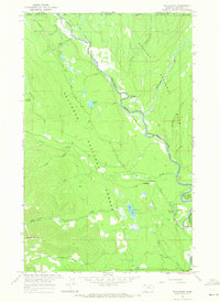 preview thumbnail of historical topo map of Flathead County, MT in 1966