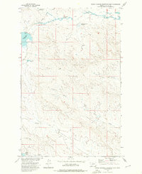 Download a high-resolution, GPS-compatible USGS topo map for Triple Crossing Reservoir East, MT (1976 edition)