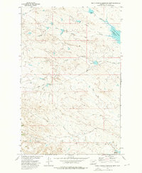 Download a high-resolution, GPS-compatible USGS topo map for Triple Crossing Reservoir West, MT (1976 edition)