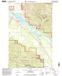 Download a high-resolution, GPS-compatible USGS topo map for Trout Creek, MT (2000 edition)