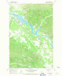 Download a high-resolution, GPS-compatible USGS topo map for Trout Creek, MT (1971 edition)