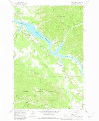 Download a high-resolution, GPS-compatible USGS topo map for Trout Creek, MT (1980 edition)