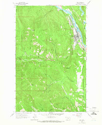Download a high-resolution, GPS-compatible USGS topo map for Troy, MT (1966 edition)