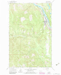 Download a high-resolution, GPS-compatible USGS topo map for Troy, MT (1984 edition)