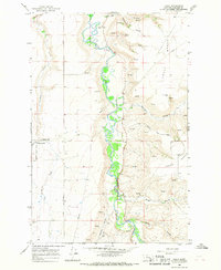 Download a high-resolution, GPS-compatible USGS topo map for Truly, MT (1968 edition)