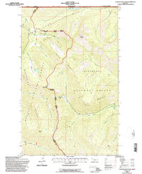 Download a high-resolution, GPS-compatible USGS topo map for Tuchuck Mountain, MT (1997 edition)
