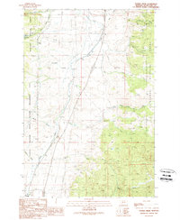 Download a high-resolution, GPS-compatible USGS topo map for Tucker Creek, MT (1989 edition)