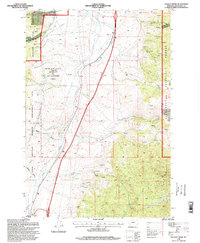 Download a high-resolution, GPS-compatible USGS topo map for Tucker Creek, MT (1998 edition)