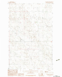 Download a high-resolution, GPS-compatible USGS topo map for Tule Valley East, MT (1983 edition)