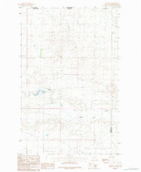 Download a high-resolution, GPS-compatible USGS topo map for Turner NE, MT (1984 edition)