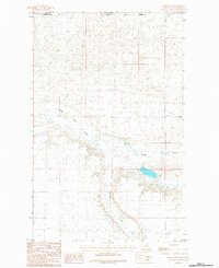 Download a high-resolution, GPS-compatible USGS topo map for Turner NW, MT (1984 edition)
