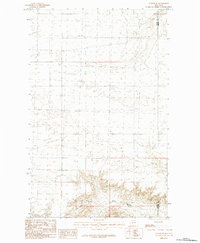 Download a high-resolution, GPS-compatible USGS topo map for Turner SE, MT (1984 edition)
