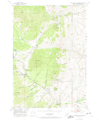 Download a high-resolution, GPS-compatible USGS topo map for Twin Adams Mountain, MT (1974 edition)