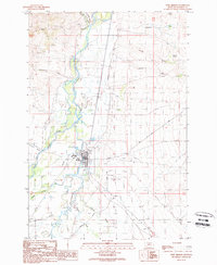 Download a high-resolution, GPS-compatible USGS topo map for Twin Bridges, MT (1989 edition)