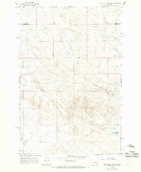 Download a high-resolution, GPS-compatible USGS topo map for Twin Buttes School, MT (1968 edition)