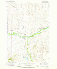 Download a high-resolution, GPS-compatible USGS topo map for Twodot, MT (1976 edition)