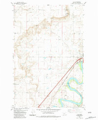 Download a high-resolution, GPS-compatible USGS topo map for Ulm, MT (1983 edition)