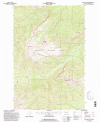 Download a high-resolution, GPS-compatible USGS topo map for Una Mountain, MT (1997 edition)