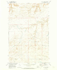 preview thumbnail of historical topo map of Liberty County, MT in 1970