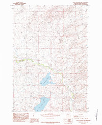 Download a high-resolution, GPS-compatible USGS topo map for Upper Glaston Lake, MT (1985 edition)