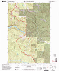 Download a high-resolution, GPS-compatible USGS topo map for Upper Jocko Lake, MT (2003 edition)