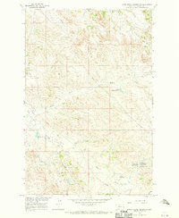 Download a high-resolution, GPS-compatible USGS topo map for Upper Magpie Reservoir, MT (1970 edition)