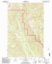 Download a high-resolution, GPS-compatible USGS topo map for Upper Whitefish Lake, MT (1997 edition)