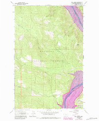 Download a high-resolution, GPS-compatible USGS topo map for Ural Creek, MT (1984 edition)