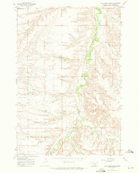 Download a high-resolution, GPS-compatible USGS topo map for Vale Creek Ranch, MT (1972 edition)