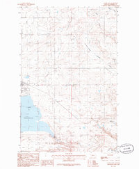 Download a high-resolution, GPS-compatible USGS topo map for Valier East, MT (1986 edition)