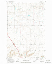 Download a high-resolution, GPS-compatible USGS topo map for Vaughn NE, MT (1983 edition)