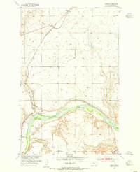 Download a high-resolution, GPS-compatible USGS topo map for Verona, MT (1955 edition)