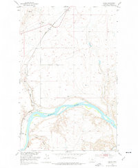 Download a high-resolution, GPS-compatible USGS topo map for Verona, MT (1976 edition)