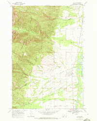 Download a high-resolution, GPS-compatible USGS topo map for Victor, MT (1972 edition)