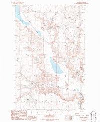 Download a high-resolution, GPS-compatible USGS topo map for Virden, MT (1986 edition)