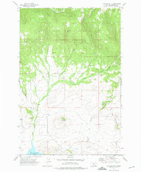 preview thumbnail of historical topo map of Meagher County, MT in 1972