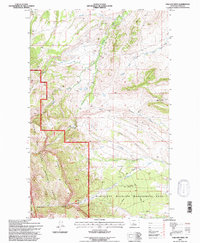 Download a high-resolution, GPS-compatible USGS topo map for Volcano Reef, MT (1997 edition)