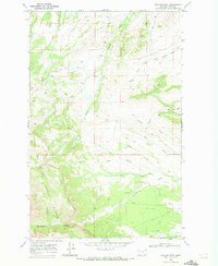 preview thumbnail of historical topo map of Teton County, MT in 1968