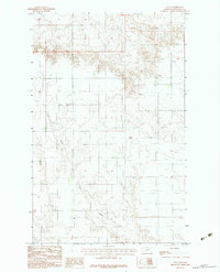Download a high-resolution, GPS-compatible USGS topo map for Volt, MT (1983 edition)