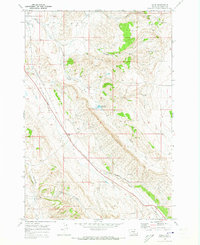 Download a high-resolution, GPS-compatible USGS topo map for Wade, MT (1973 edition)