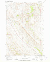 Download a high-resolution, GPS-compatible USGS topo map for Wade, MT (1978 edition)