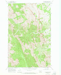 preview thumbnail of historical topo map of Teton County, MT in 1968